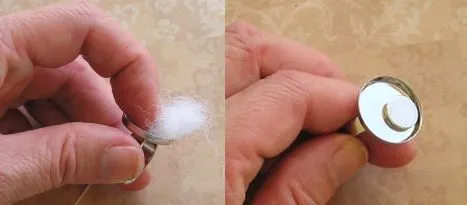 Adjustable ring craft tutorial step 2