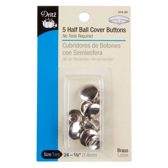 Dritz 5/8 Half Ball Cover Button