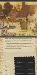 Foxglove Cottage Utility Quilting Needle Sampler Needles (4)