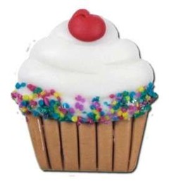 Sweet Treats Vanilla Cupcake 2663ST 1-1/2in