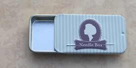 Vintage Needle Box Blue Suave Strip