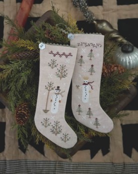 Plum Street Wintertide Friends Stockings