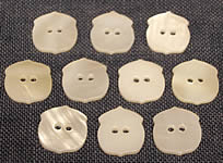 Kelmscott Mini Acorn Mother of Pearl Buttons (10)