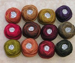 Rosewood Manor Autumn Quakers Valdani 3 Strand Thread Pack