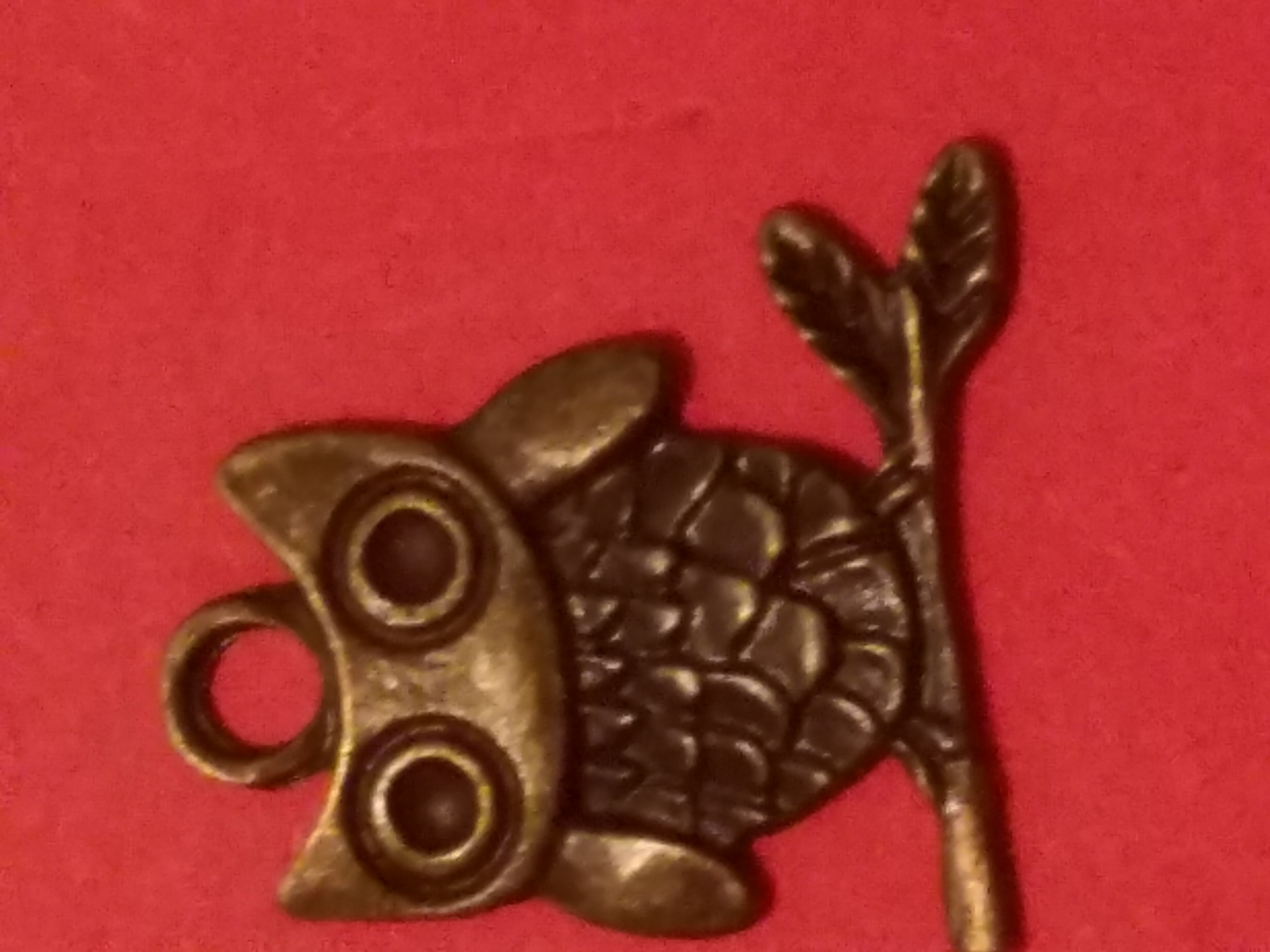 Antique Charms Owl B1