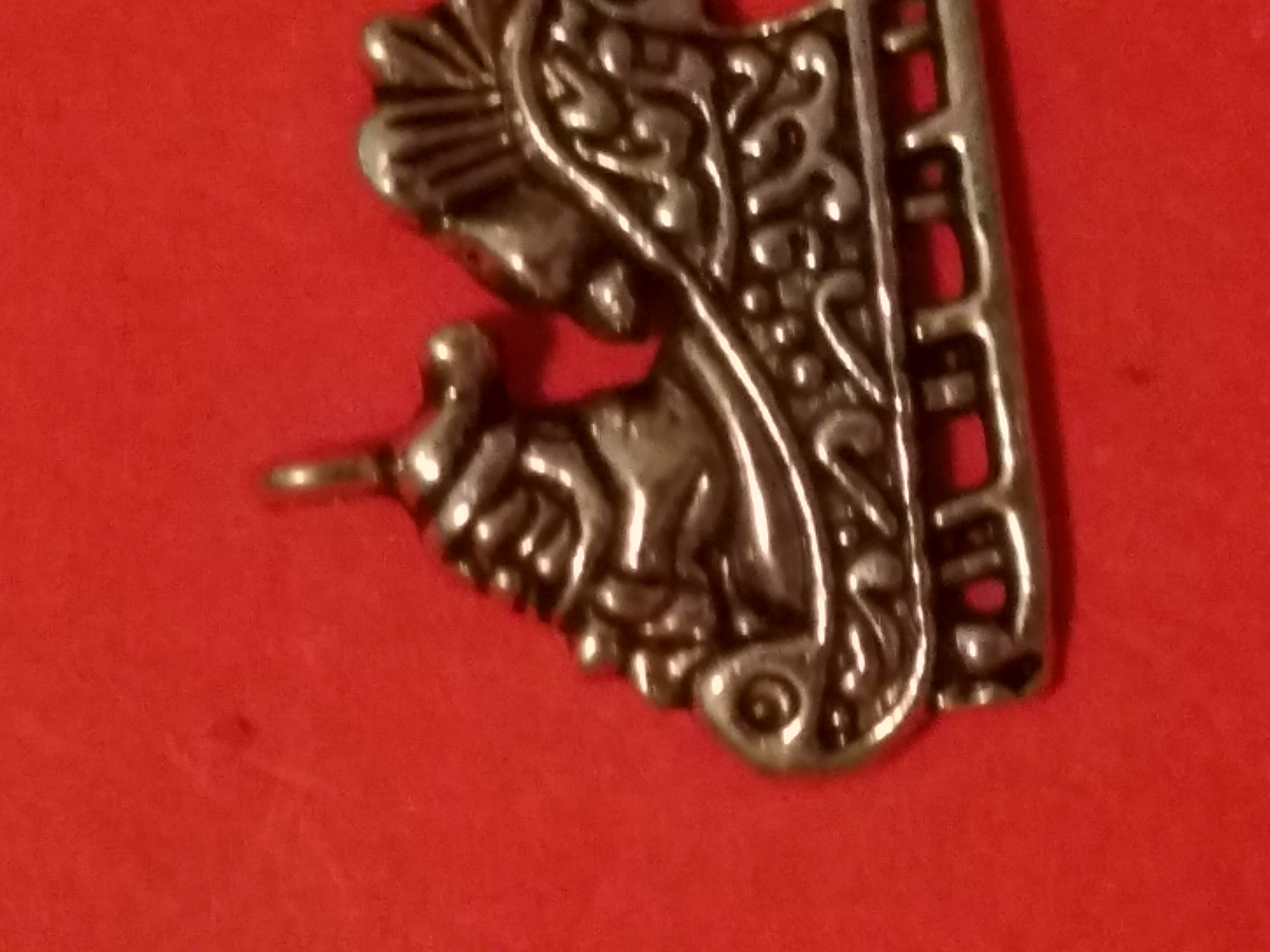 Antique Charms Sleigh Santa