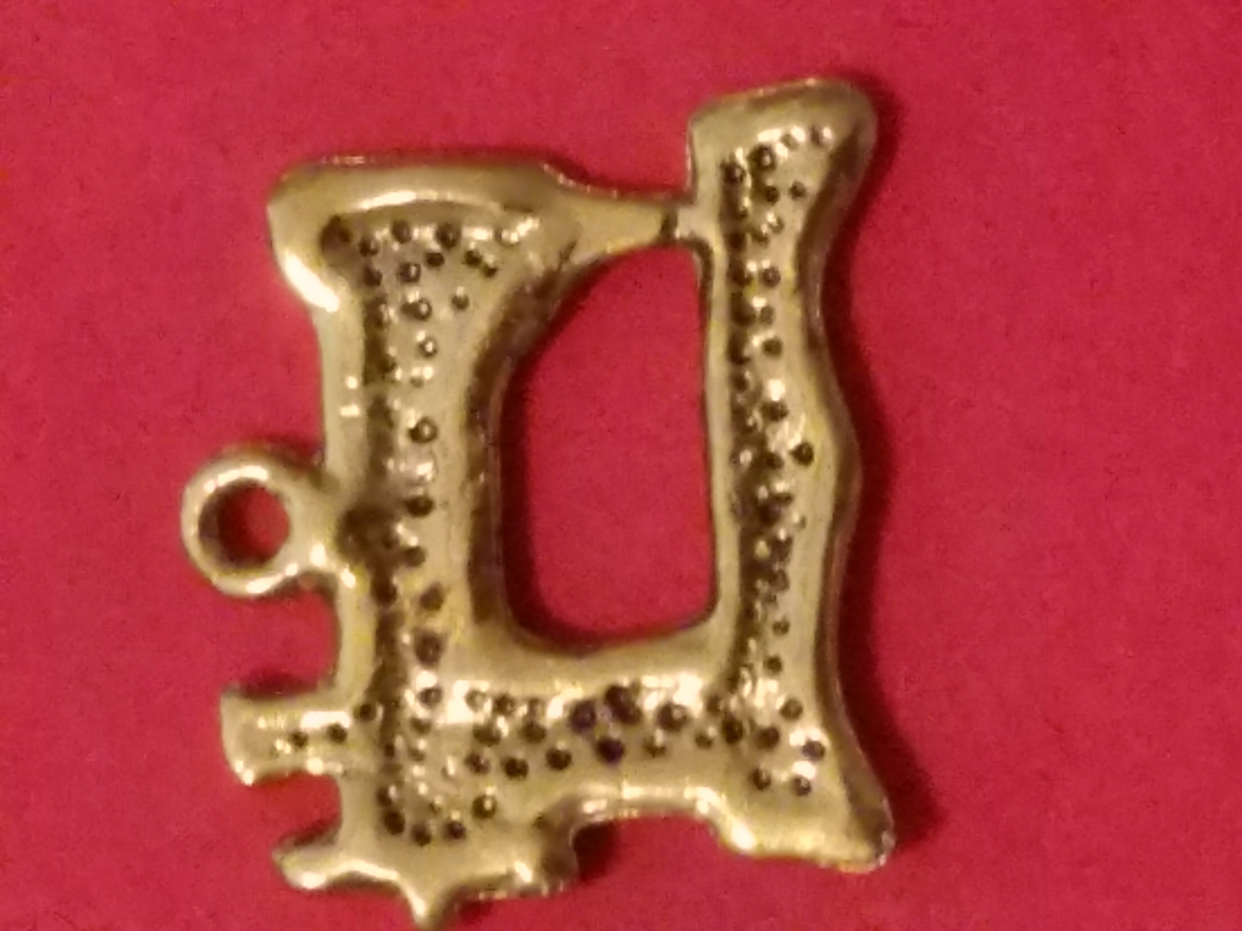 Antique Charms Sewing Machine Gold