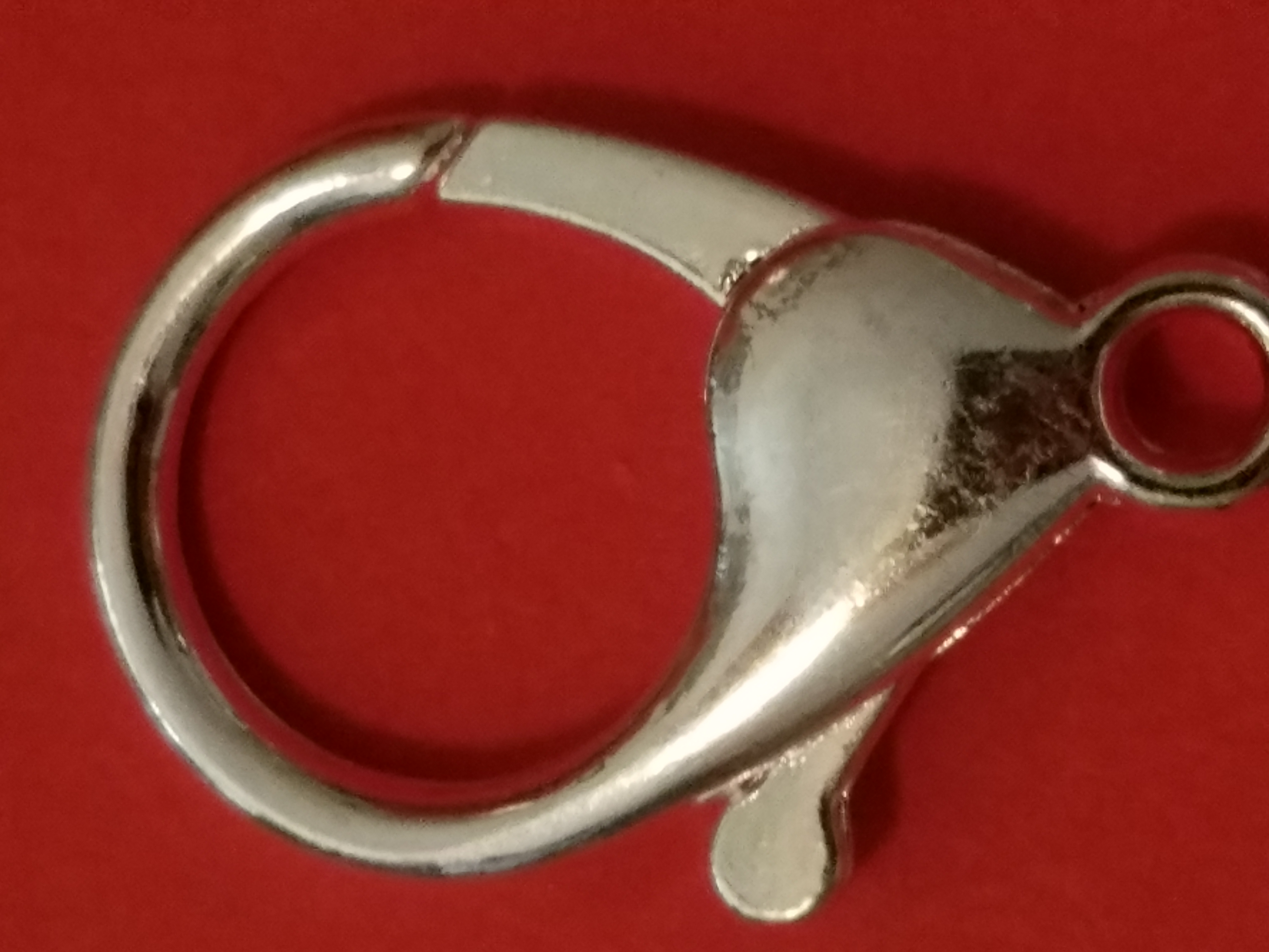 Antique Charms Clamp 2 Big Silver