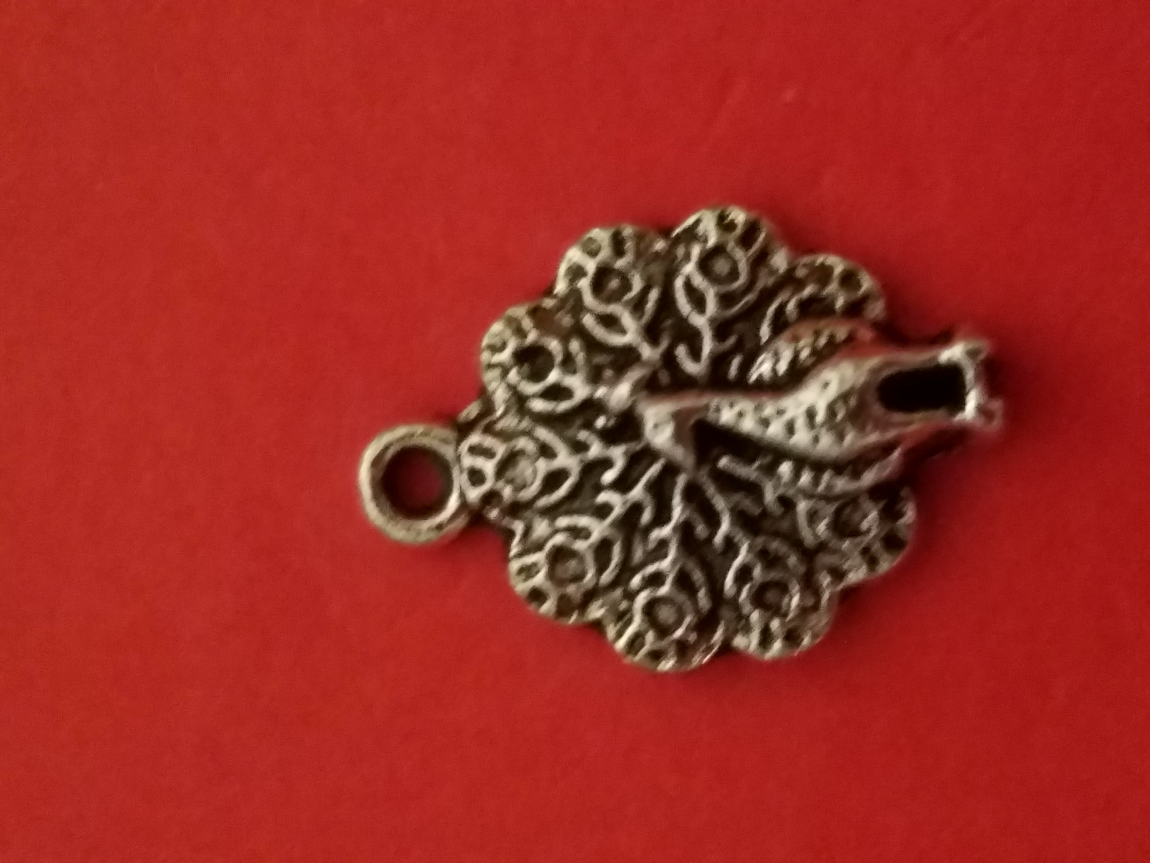Antique Charms Peacock