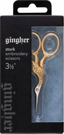 Gingher 3 1/2 in Stork Emboidery 220490-1101