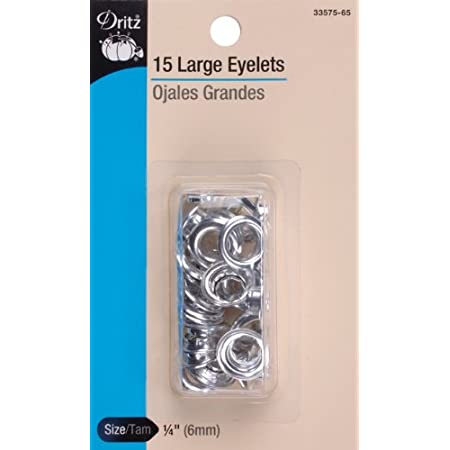 Dritz Large Silver Eyelets