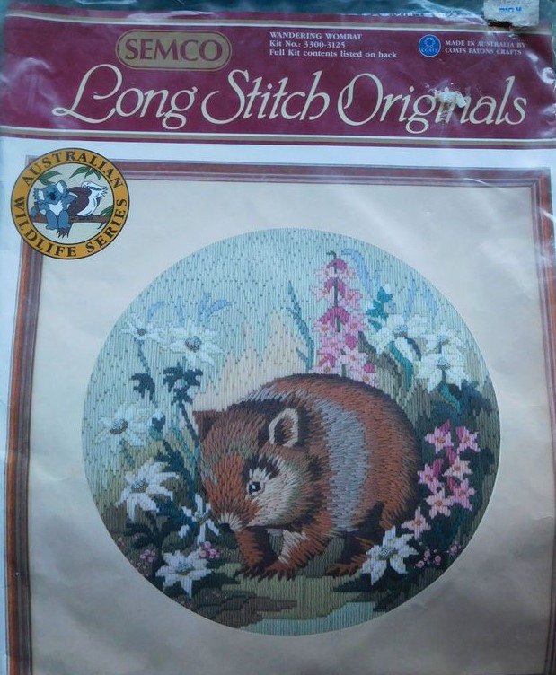 Long Stitch Wandering Wombat Kit