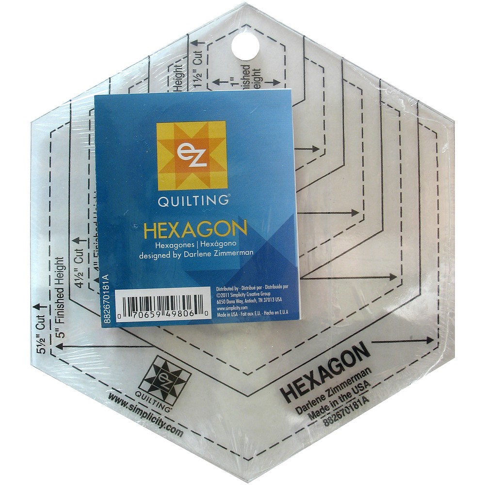 EZ Hexagon Ruler