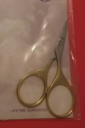 Delicate Cut Gold Scissors