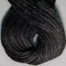 Valdani 6 ply 1 6-Ply Floss - SHADED & Solids  (1 - Black)