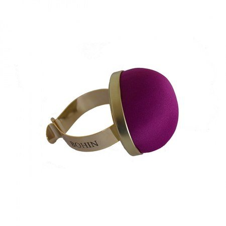 Bohin Pin Cushion with Gilded Bracelet Purple 98806
