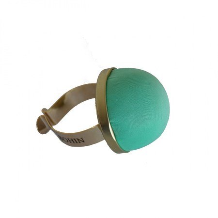 Water Green Pincushion with Gilded Bracelet Bohin #98809