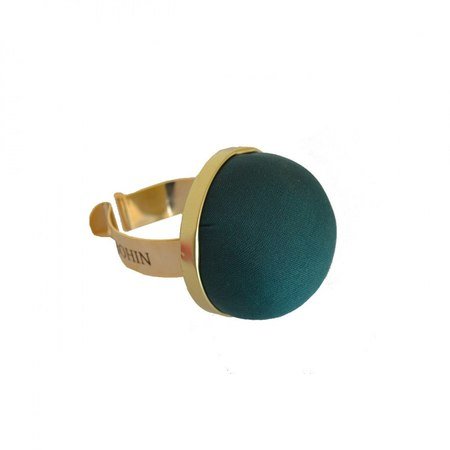 Bohin Pincushion with Gilded Bracelet Christmas Green 98810