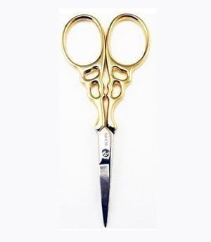 Bohin Embroidery Scissors Arabesque Gilt 3.5″ 24317