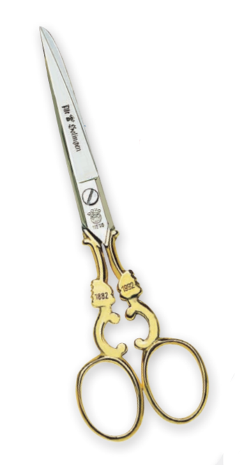 Dovo 25-353 Small Gold Sewing Scissors 3-1/2