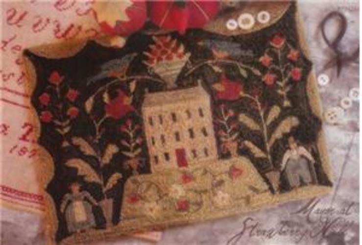 With Thy N &T Manor at Strawberry Hill Punch Needle Design