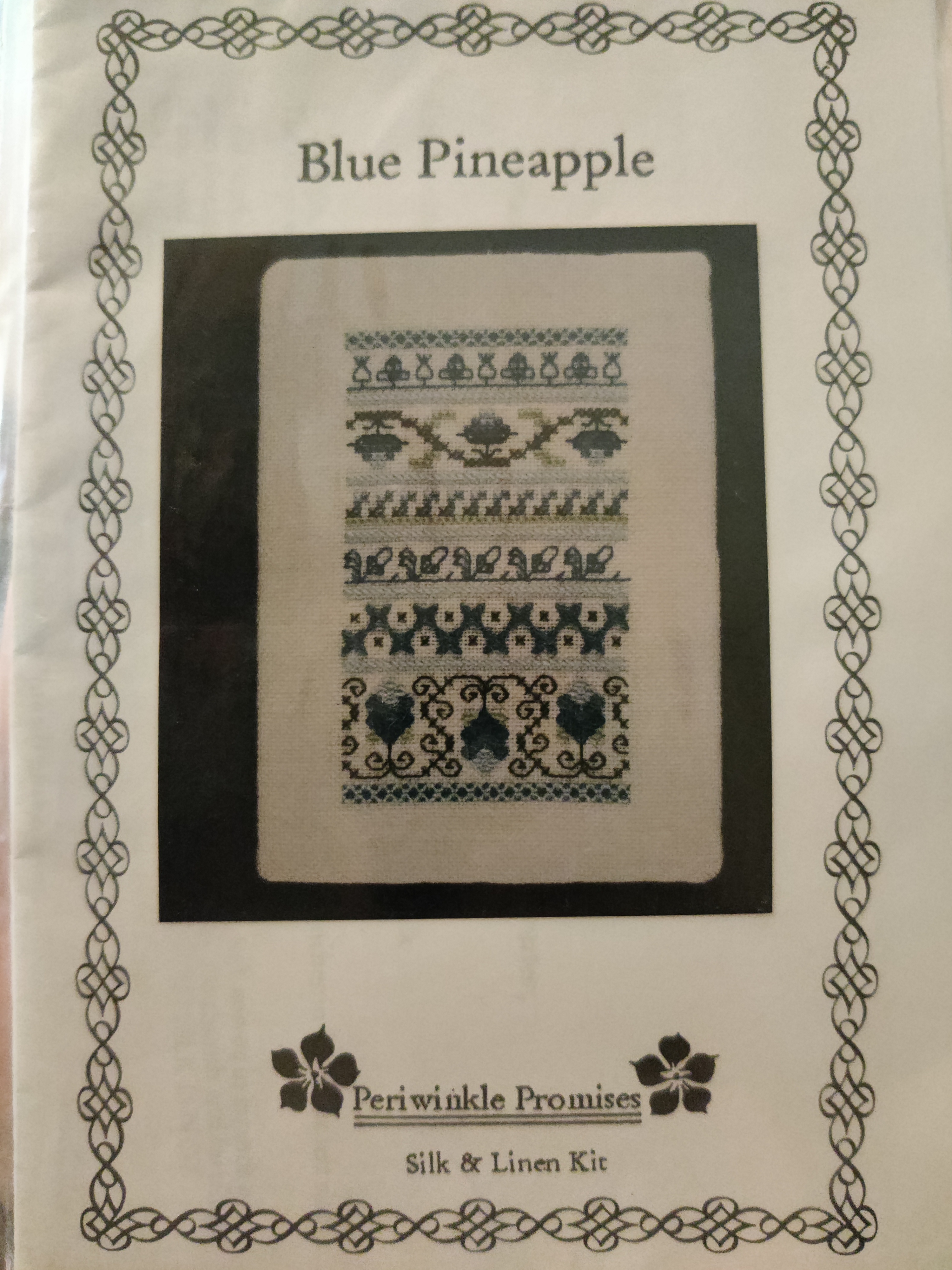 Blue Pineapple Silk & Linen Kit Chart Special