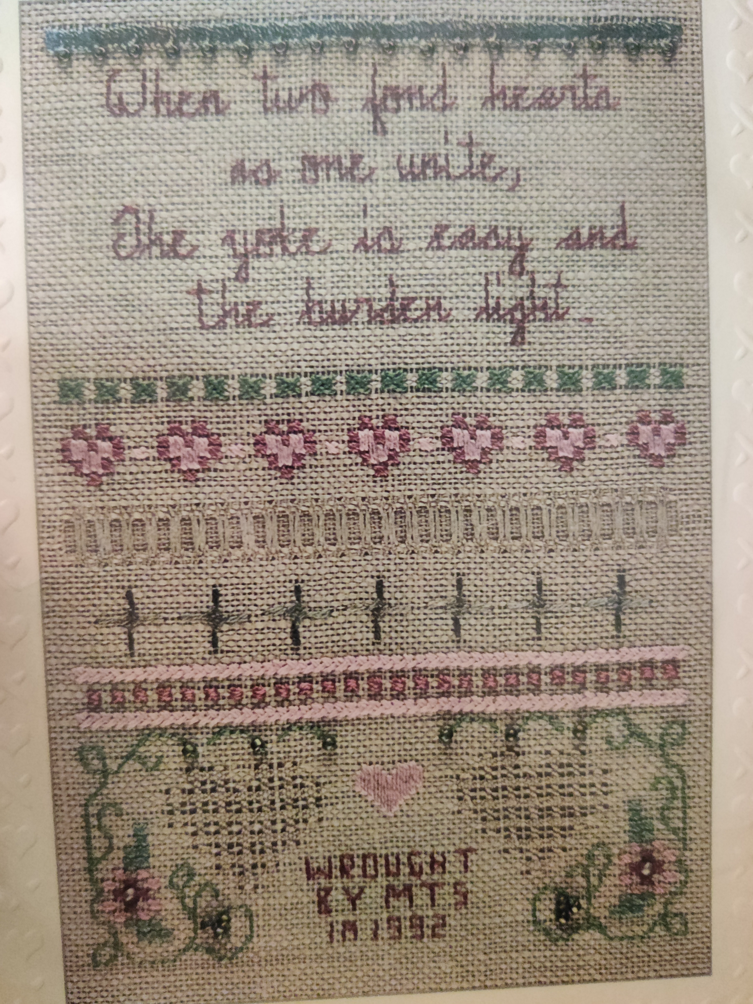  Sampler Keepsakes Chart Special