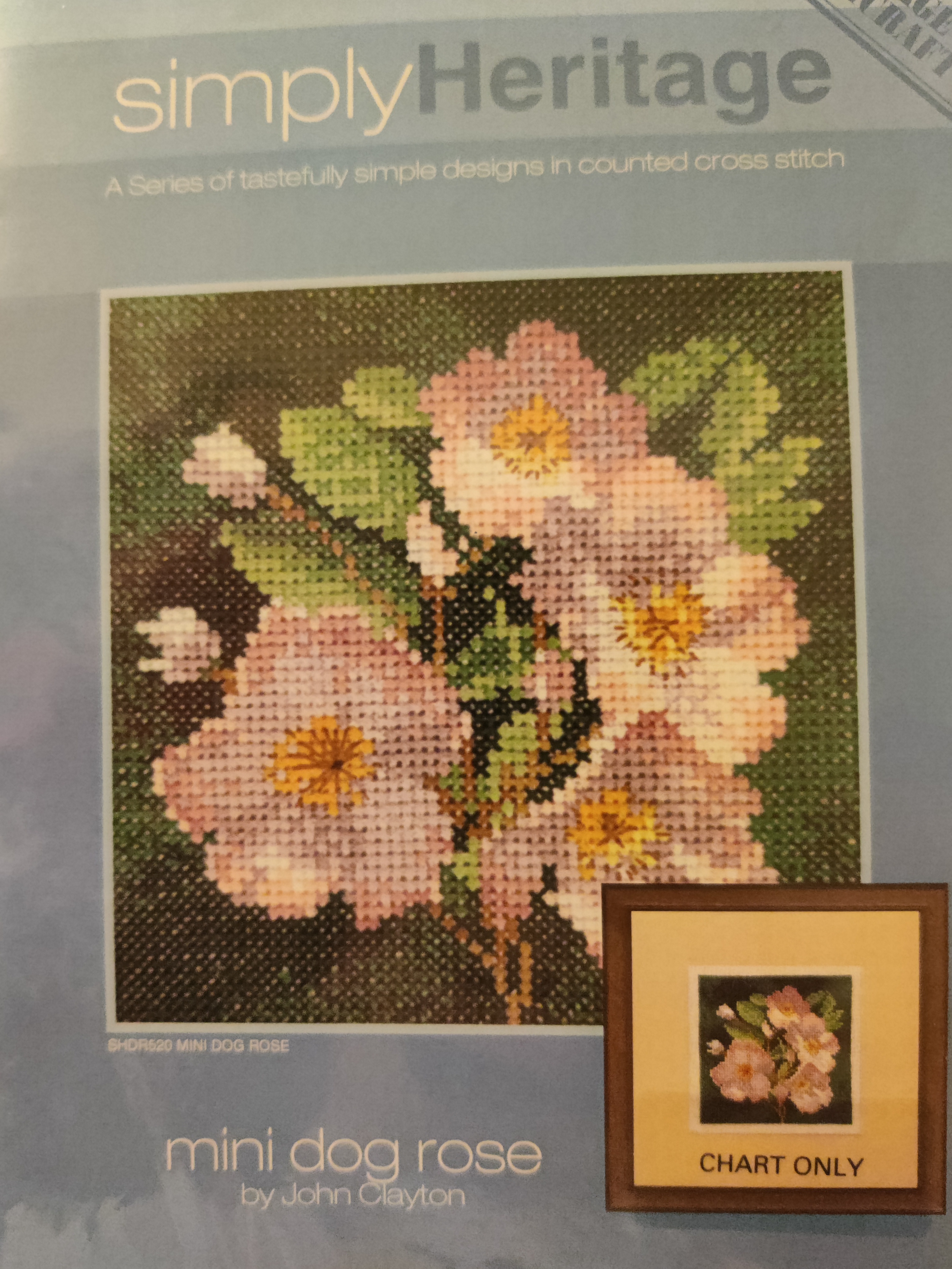 Simply Heritage Mini Dog Rose Chart Special