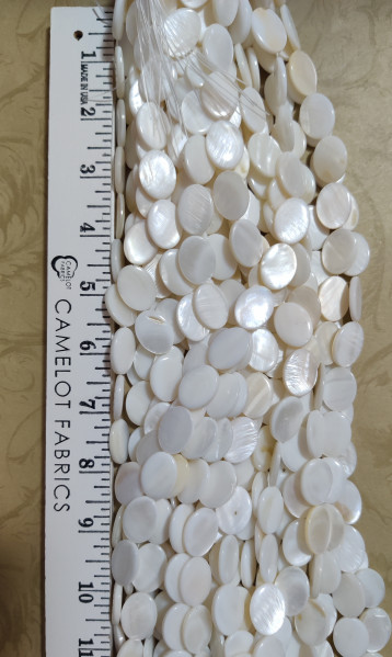 Mother of Pearl Ovals 1 Strand (20 ovals)