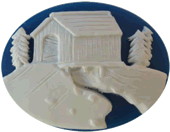 Kelmscott Winter Covered Bridge Needle Minder