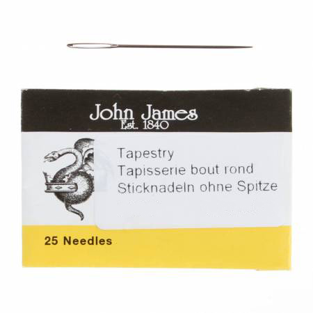 John James Cross Stitch Tapestry Needles Size 20 25ct