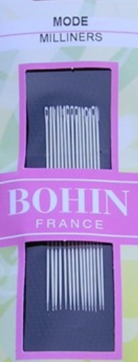 Bohin Milliners 00606 Size 1 12 Needles