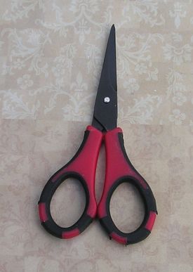 Non Stick 5 inch Black & Red Scissors Special