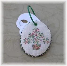 Sulky 4107 Antique Christmas stitched sample