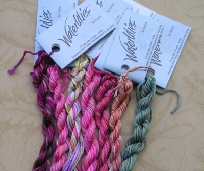 Caron Waterlilies silk thread collection