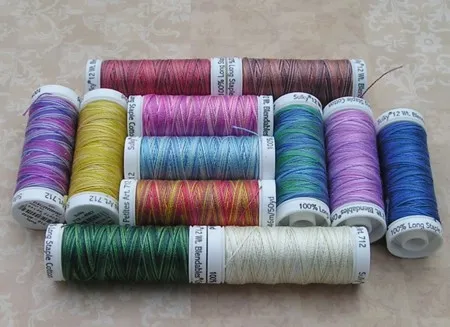 Sulky Blendable Petite thread spools in assorted colorways
