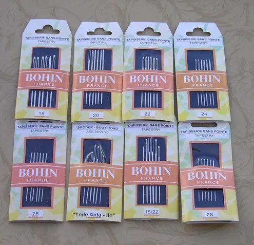 Bohin tapestry needles for cross stitch, needlepoint, and Hardanger