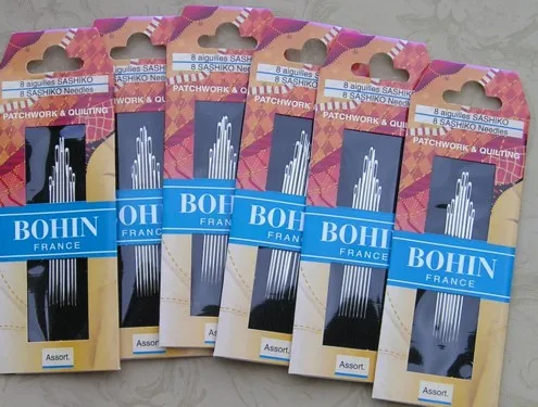 Bohin sashiko needles for Japanese embroidery and hand stitching