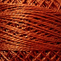 Valdani Pearl Cotton 12 863 Faded Rust Dark