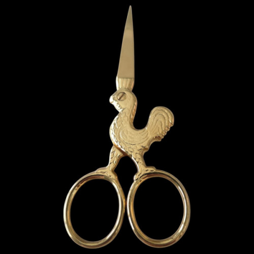 WASA Gold Rooster Embroidery Scissors 4" - Abb. 10