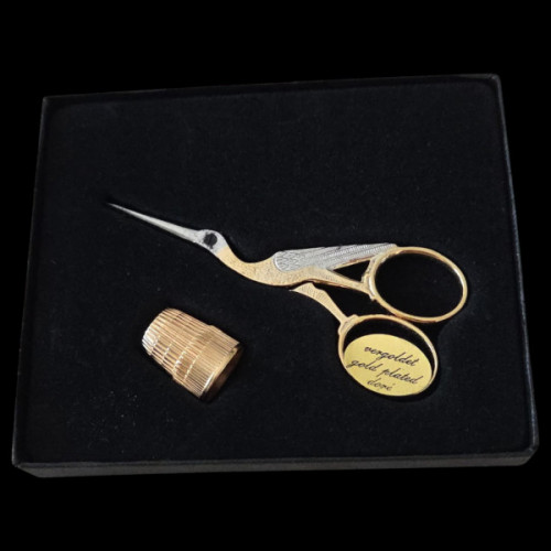 WASA Gold Stork Scissors with Case 3.5" - Abb. 206