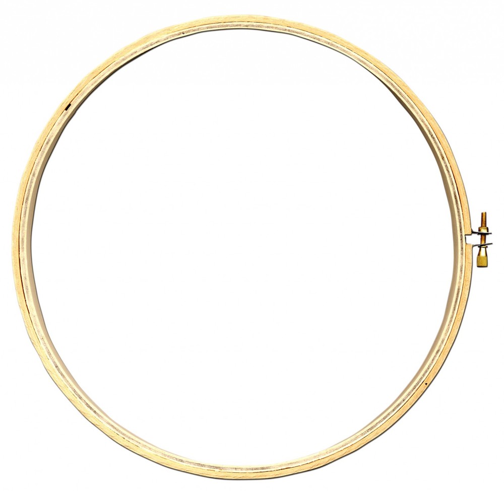 Wood Hoop Set (1 Hoop) Assorted 3 in - 9 in