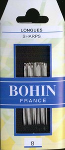 Bohin 0220 Sharps Size 8 (20 needles)