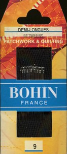 Bohin 0321 Between / Quilting Needles Size 9 (20 needles)