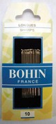 Bohin 0222  Sharps Size 10 (20 needles)