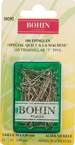 Bohin 30297 Triangular Pin Size 14 - 7/8 in (100)