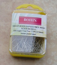Bohin 44912 Super Fine Pins 30 x 0.50mm (500)
