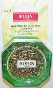 Bohin Curved Safety Pins