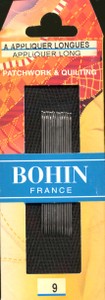 Bohin 00623  Applique Long / Beading Needles Size 9 (15 needles)