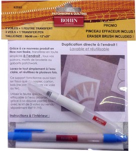 Bohin 62593 Transfer Veils, Marker and Brush (3)
